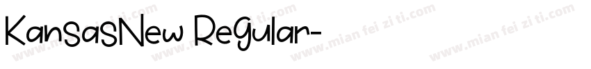 KansasNew Regular字体转换